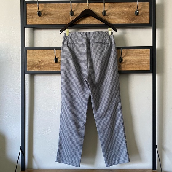 High Waisted Grey & Navy Slacks (with pockets!) - Picture 2 of 3